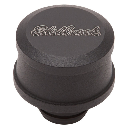 Edelbrock Billet Aluminum Breather w/ Black Powder Coat Finish - Burkken Auto Parts