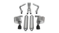 Corsa 2012-2013 Dodge Charger SRT-8 6.4L V8 Black Sport Cat-Back Exhaust - Burkken Auto Parts