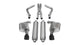 Corsa 2012-2013 Dodge Charger SRT-8 6.4L V8 Black Sport Cat-Back Exhaust - Burkken Auto Parts