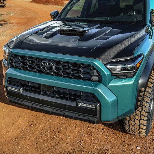 Seibon 2024 Toyota Tacoma TS-Style Carbon Fiber Hood - Burkken Auto Parts