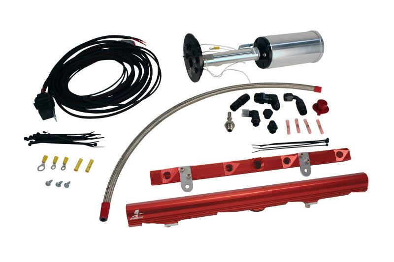 Aeromotive C6 Corvette Fuel System - Eliminator/LS2 Rails/Wire Kit/Fittings - Burkken Auto Parts