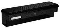 Tradesman Aluminum Side Bin Truck Tool Box w/Push Button (70in.) - Black - Burkken Auto Parts