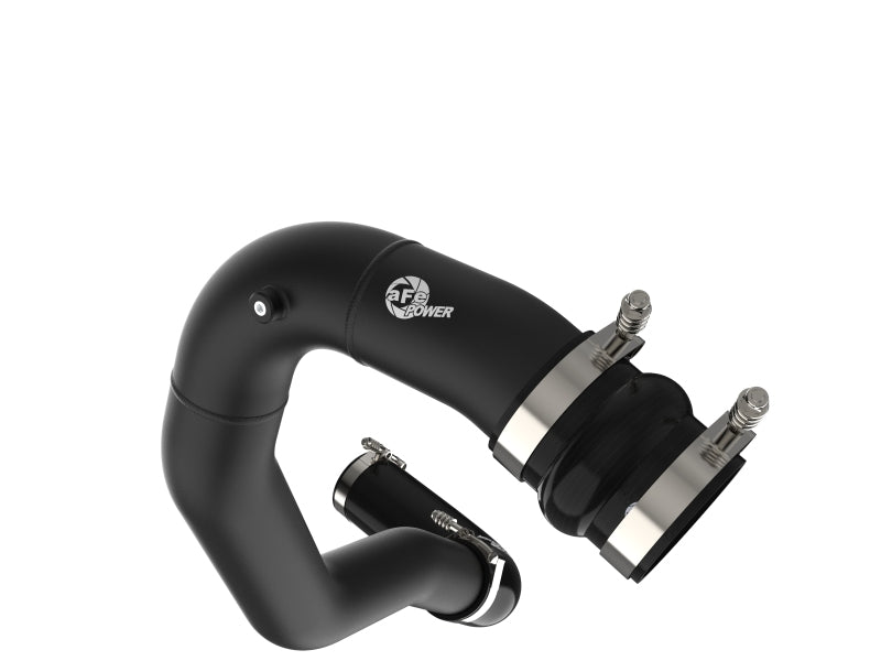 afe 08-10 Ford Trucks V8-6.4L (td) BladeRunner 3 IN Aluminum Hot Charge Pipe - Black - Burkken Auto Parts