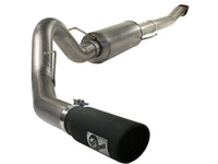 aFe MACHForce XP Exhaust Cat-Back SS-409 4in Black Tip 11-12 Ford F-150 EcoBoost V6-3.5L (tt) - Burkken Auto Parts