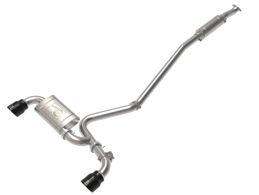 aFe 22-23 Hyundai Kona N L4 2.0L(t) Takeda 3in 304 SS Cat-Back Exhaust System w/ Black Tips - Burkken Auto Parts