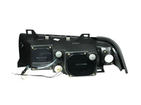 ANZO 1992-1998 BMW 3 Series E36 Projector Headlights w/ Halo Black (CCFL) G2 - Burkken Auto Parts