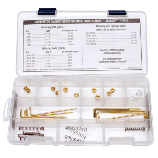 Edelbrock Calibration Kit for 1825/1826 - Burkken Auto Parts