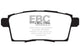 EBC 06-08 Ford Edge 3.5 2WD Redstuff Rear Brake Pads - Burkken Auto Parts