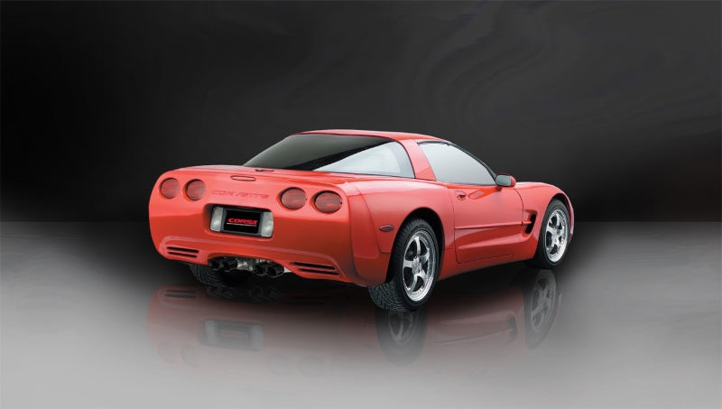 Corsa 1997-2004 Chevrolet Corvette C5 Z06 5.7L V8 Black Xtreme Cat-Back + XO Exhaust - Burkken Auto Parts