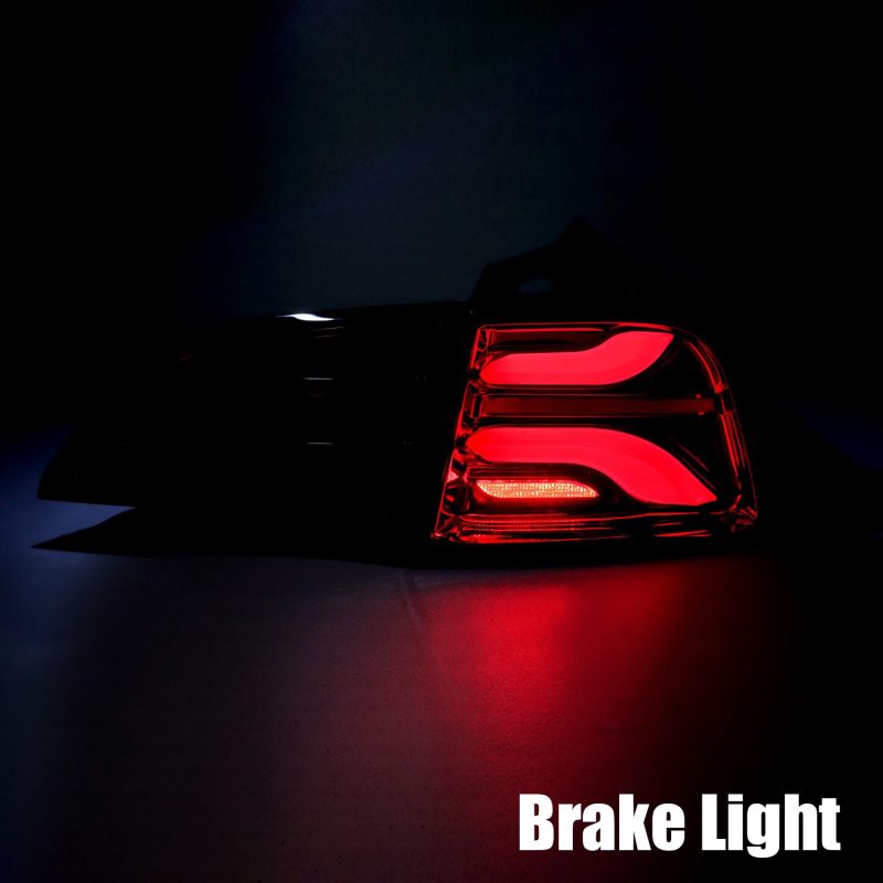AlphaRex 20-22 Tesla Model Y PRO-Series LED Tail Lights Jet Black w/Seq Sig - Burkken Auto Parts