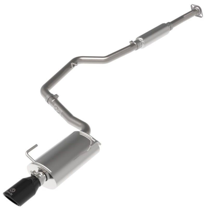 aFe POWER Takeda 12-16 Subaru Impreza 2.0L 2.5in 304SS CB Exhaust w/ Black Tips - Burkken Auto Parts