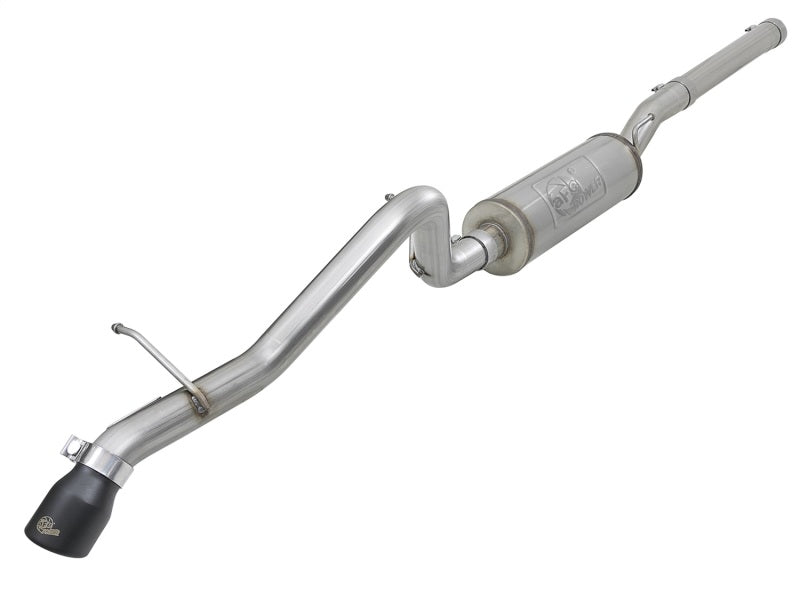 aFe MACH Force-Xp 2-1/2in 409 SS Hi-Tuck Cat-Back Exhaust w/Black Tip 07+ Jeep Wrangler JK 3.6L/3.8L - Burkken Auto Parts