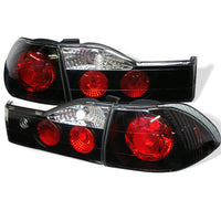 Spyder Honda Accord 01-02 4Dr Euro Style Tail Lights Black ALT-YD-HA01-4D-BK - Burkken Auto Parts