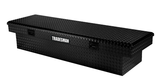 Tradesman Aluminum Economy Cross Bed Truck Tool Box (72in.) - Black - Burkken Auto Parts