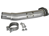 aFe Twisted Steel 2in Stainless Steel Loop Delete Down-Pipe 2018+ Jeep Wrangler (JL) V6 3.6L - Burkken Auto Parts