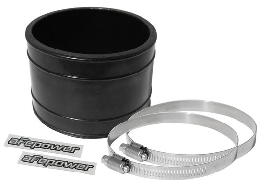 aFe Magnum FORCE Cold Air Intake System Spare Parts Kit (4in ID x 3in L) Straight Coupler - Black - Burkken Auto Parts