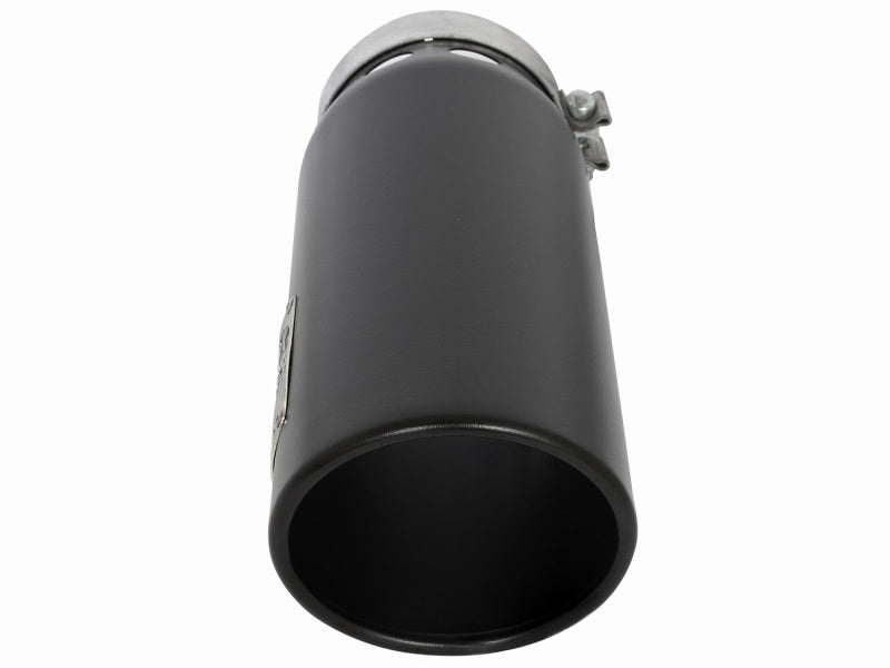 aFe MACHForce XP Cat-Back SS-304 5in Interooled Exhaust Tip 5in In x 6in Outx16inL Bolt-On Right Blk - Burkken Auto Parts