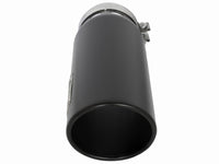 aFe MACHForce XP Cat-Back SS-304 5in Interooled Exhaust Tip 5in In x 6in Outx16inL Bolt-On Right Blk - Burkken Auto Parts
