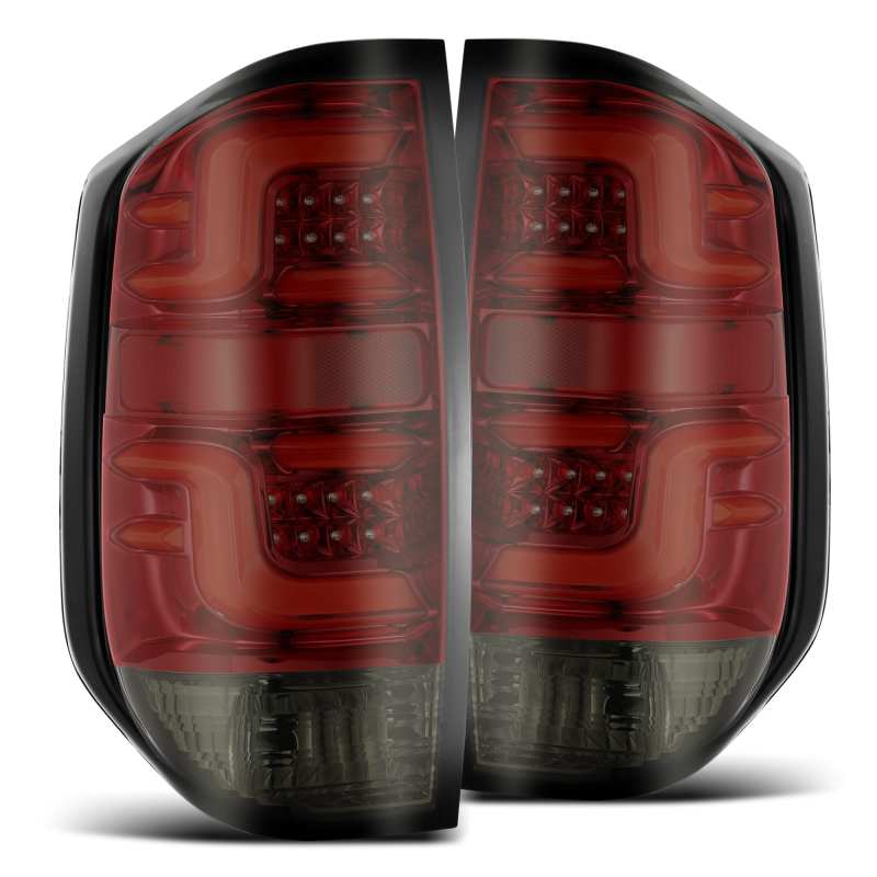 AlphaRex 14-20 Toyota Tundra PRO-Series LED Tail Lights Red Smoke - Burkken Auto Parts