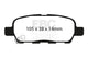 EBC 02 Infiniti G35 3.5 w/o DCS Redstuff Rear Brake Pads - Burkken Auto Parts