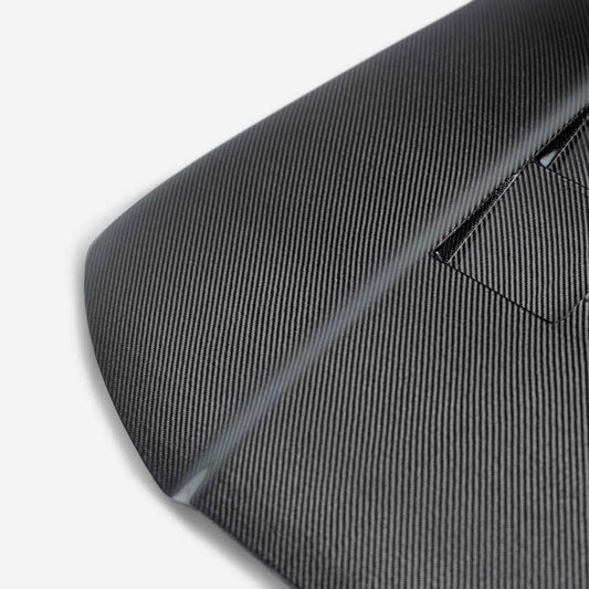Seibon 05-11 Toyota Tacoma TS-Style Carbon Fiber Hood - Burkken Auto Parts