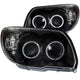 ANZO 2006-2009 Toyota 4Runner Projector Headlights w/ Halo Black - Burkken Auto Parts