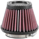 K&N Filter Universal Rubber Filter 2 7/16 inch Flange 4.5x3.75 inch Base 3.5x2.5 inch Top 2.75 inch - Burkken Auto Parts