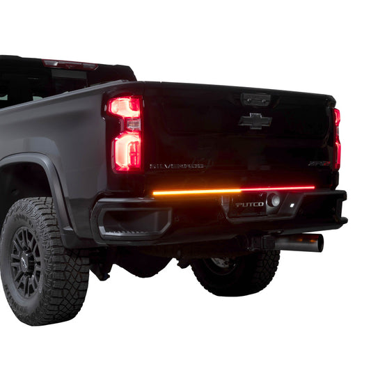 Putco 2024 Chevrolet Silverado HD/ GMC Sierra HD 60In Direct Fit Red Blade Kit Tailgate Bars