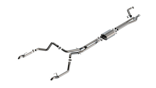 Borla 24-25 Chevy Silverado 1500 (6.2L V8) S-Type Cat Back - Turndown Tips - Burkken Auto Parts