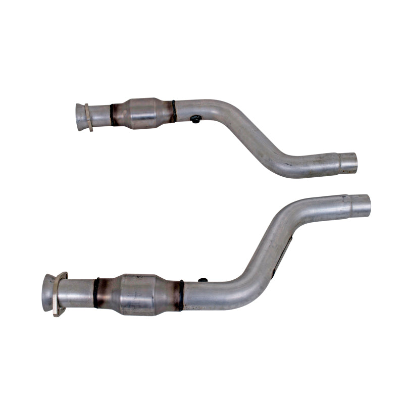 BBK 05-15 Dodge Challenger Charger Short Mid X Pipe w/Catalytic Converters 2-3/4 For LT Headers - Burkken Auto Parts