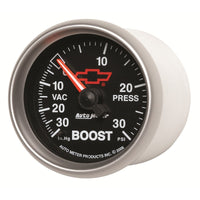Autometer Sport-Comp II GM 52mm 30 PSI Mechanical Boost Vacumm Gauge - Burkken Auto Parts