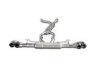 Akrapovic 15-17 Porsche Cayenne GTS (958 FL) Evolution Link Pipe Set (Titanium) - Burkken Auto Parts