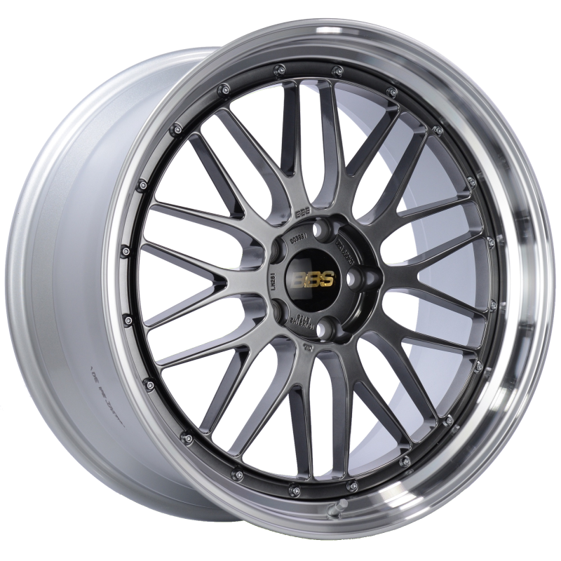 BBS LM 21x10 5x120 ET38 Diamond Black Center Diamond Cut Lip Wheel -82mm PFS/Clip Required - Burkken Auto Parts