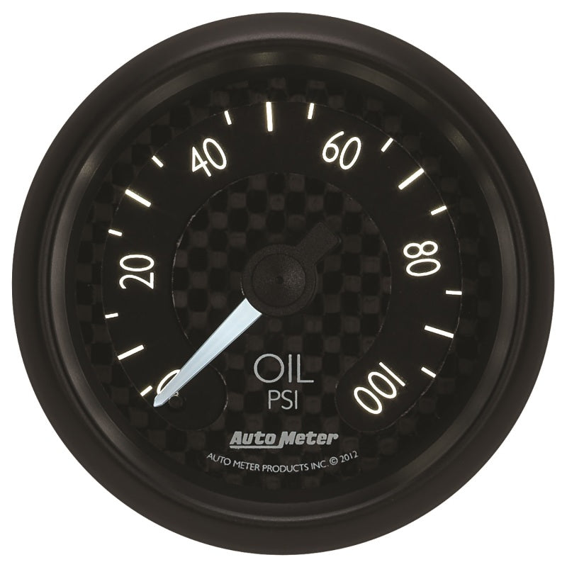 Autometer GT Series 52mm Mechanical 0-100 psi Oil Pressure Gauge - Burkken Auto Parts