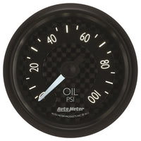 Autometer GT Series 52mm Mechanical 0-100 psi Oil Pressure Gauge - Burkken Auto Parts