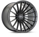 Vossen HFX-4 22x10 - 6x135 - ET-18 - Super Deep - 87.1 - Satin Black Wheel