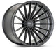 Vossen HFX-4 17x9 - 6x135 - ET0 - Super Deep - 87.1 - Satin Black Wheel