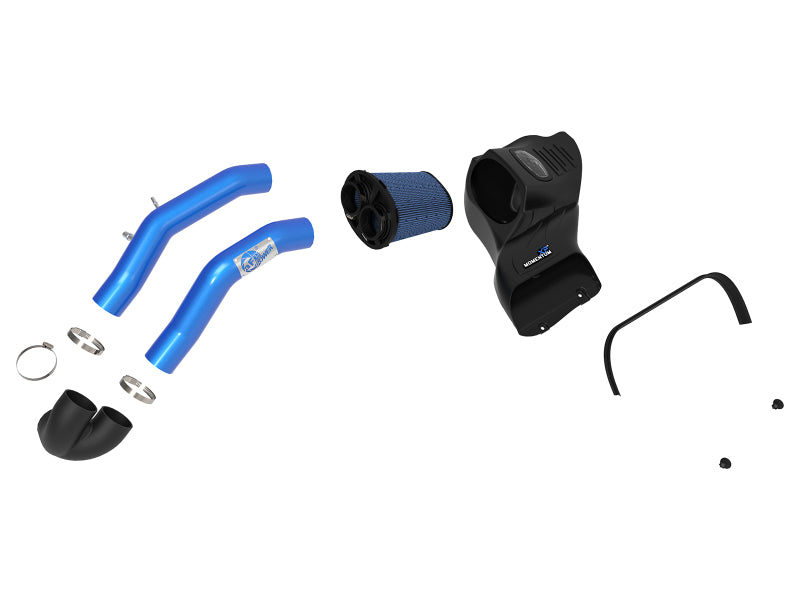 aFe Momentum XP Cold Air Intake System w/ Pro 5R Media Blue 15-19 Ford F-150 V8-5.0L - Burkken Auto Parts