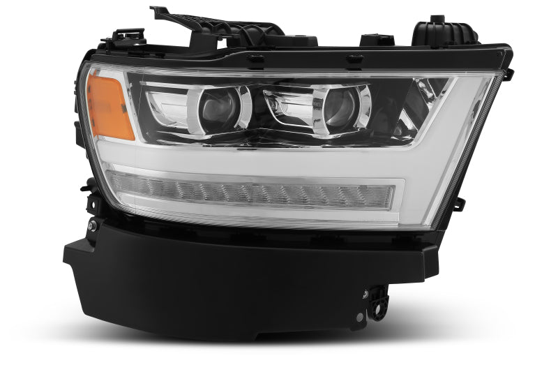 AlphaRex 19-20 Ram 1500HD PRO-Series Proj Headlight Plnk Styl Chrm w/Activ Light/Seq Signal/Plnk DRL - Burkken Auto Parts