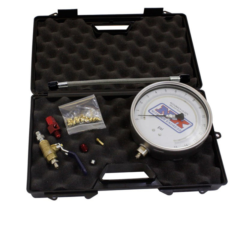 Nitrous Express Master Flo-Check Pro (6 Certified Gauge & Molded Case) - Burkken Auto Parts