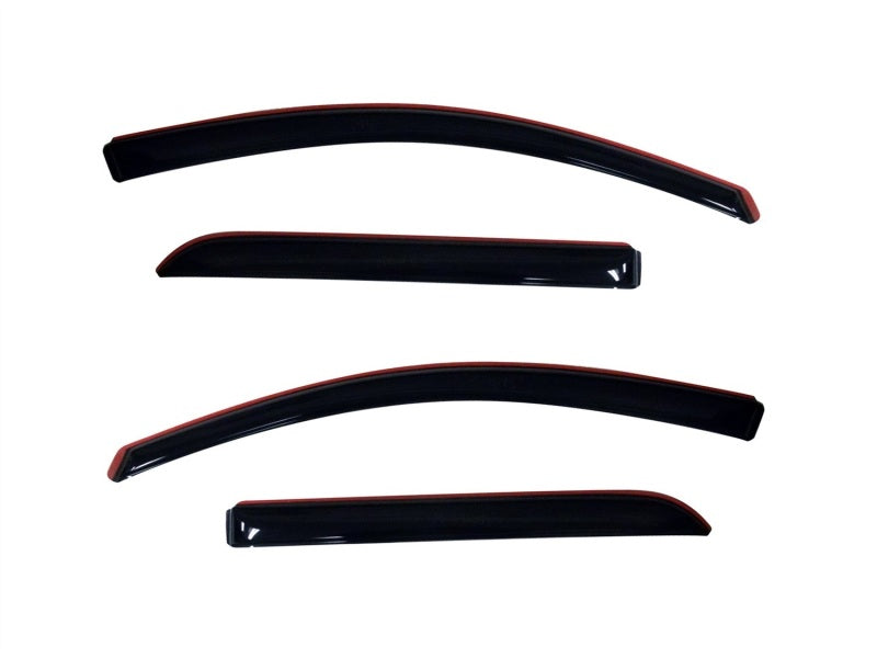 AVS 07-16 GMC Acadia Ventvisor In-Channel Front & Rear Window Deflectors 4pc - Smoke - Burkken Auto Parts