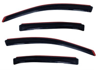 AVS 10-18 Ford Taurus Ventvisor In-Channel Front & Rear Window Deflectors 4pc - Smoke - Burkken Auto Parts