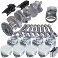 Eagle Chevy 350 1Pc 3.480in Crank 6.000in I-Beam Rod -7cc Flat Top 4.060in Pistons Rotating Assembly - Burkken Auto Parts