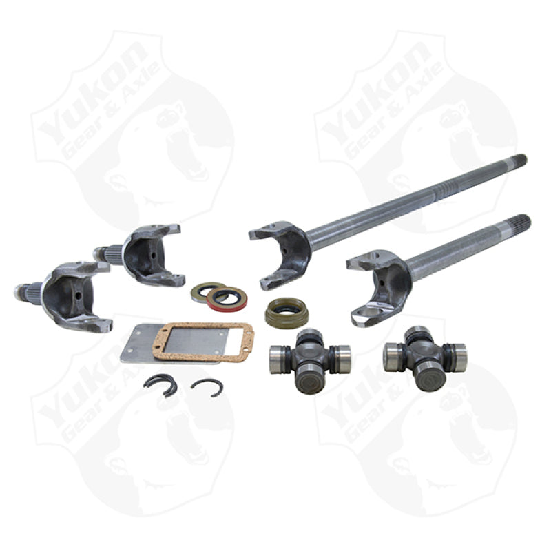 Yukon Gear Front 4340 Chrome-Moly Replacement Axle Kit For Jeep TJ Rubicon Front - Burkken Auto Parts