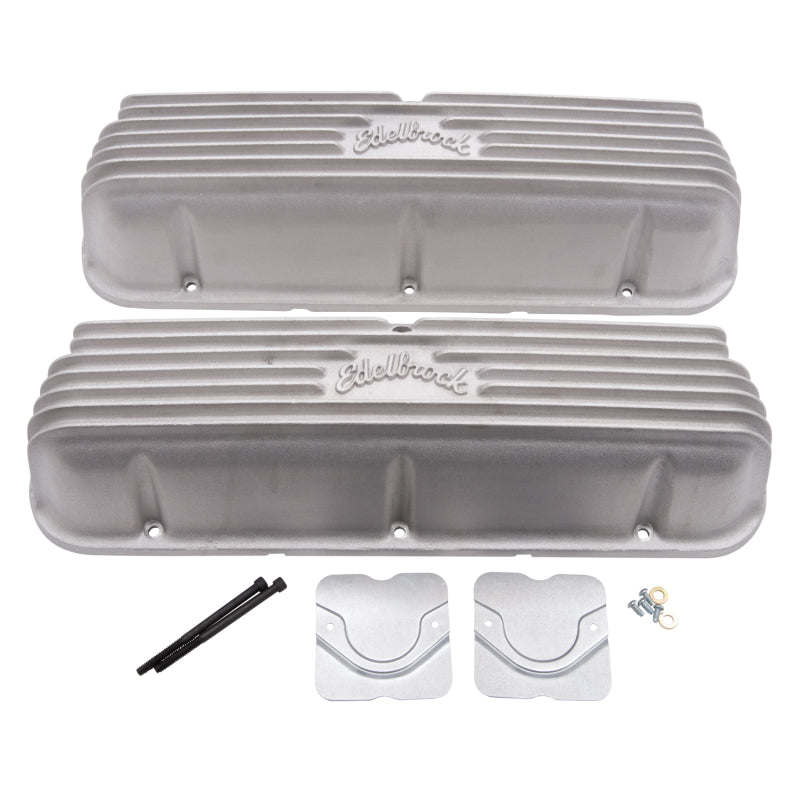 Edelbrock Valve Cover Classic Series Ford 1962-95 221 351W V8 Satin - Burkken Auto Parts