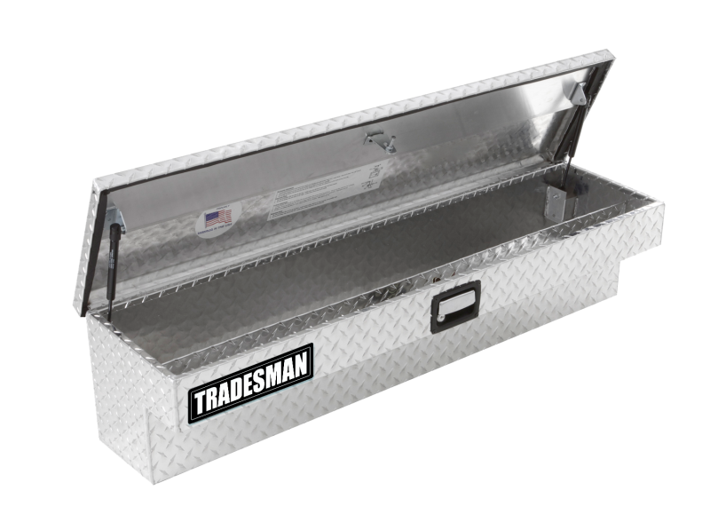 Tradesman Aluminum Side Bin Truck Tool Box (48in.) - Brite - Burkken Auto Parts