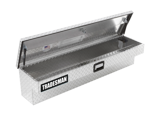 Tradesman Aluminum Side Bin Truck Tool Box (48in.) - Brite - Burkken Auto Parts