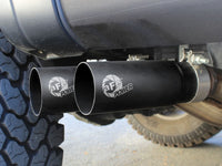 aFe Rebel Exhausts 3in SS Cat-Back 09-14 Ford F-150 4.6/5.0/5.4L w/ Black Tips - Burkken Auto Parts