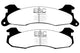 EBC 83-93 Ford Mustang 2.3 (Rear Rotors) Greenstuff Rear Brake Pads - Burkken Auto Parts
