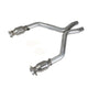 BBK 11-14 Mustang 3.7 V6 Short Mid X Pipe With Catalytic Converters 2-1/2 For BBK Long Tube Headers - Burkken Auto Parts